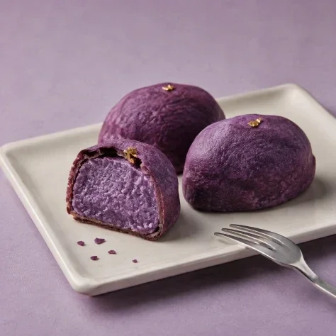 Purple Sweet Potato Cakes