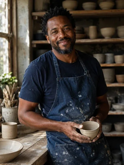 A Potter’s Midday Pause