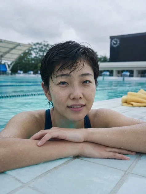 A Pause by the Pool