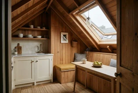 Cedar Attic Breakfast Nook