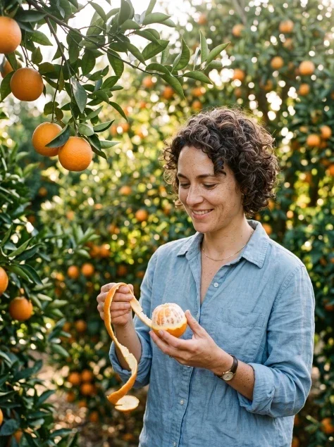 Afternoon in the Orange Grove
