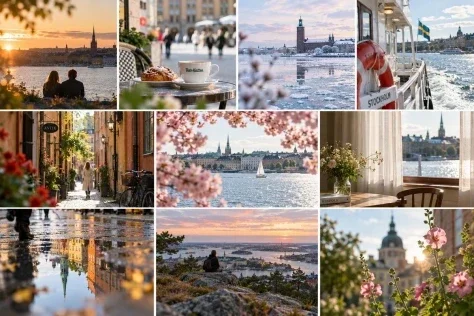 Stockholm Travel Photo Collage