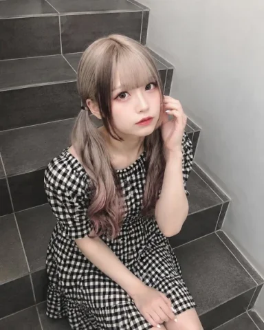 Jirai-Kei Girl iPhone Selfie — GPT Image 2.5 AI Prompt: A natural photo as if taken from a high angle with the latest iPhone. Soft indoo...