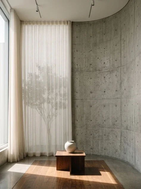Concrete and Ivory Veil