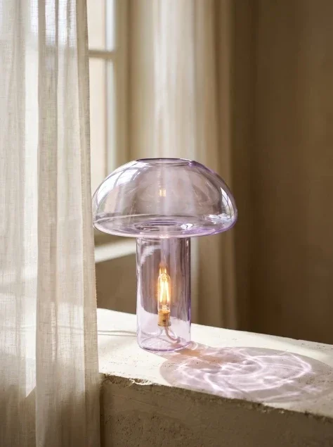 Lavender Glass in Afternoon Light