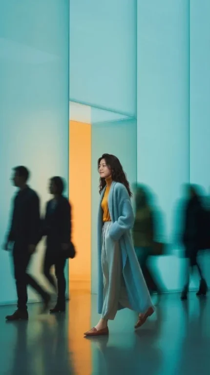 Modern Hallway Fashion Photography