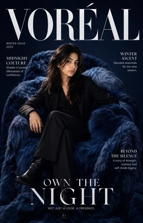 Luxury Fashion Editorial Cover