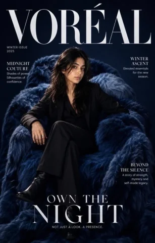 Luxury Fashion Editorial Cover — Nano Banana 2 AI Prompt: Create a premium, hyper-realistic high-fashion editorial magazine cover using my...