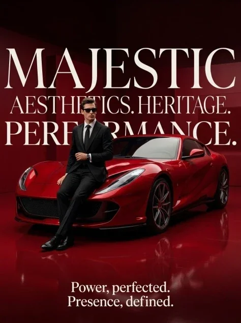 Luxury Automotive Surrealist Poster