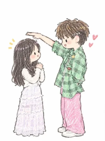 Japanese Chibi Storybook Illustration — GPT Image 2.5 AI Prompt: Create a cute hand-drawn Japanese chibi illustration of two characters interacti...