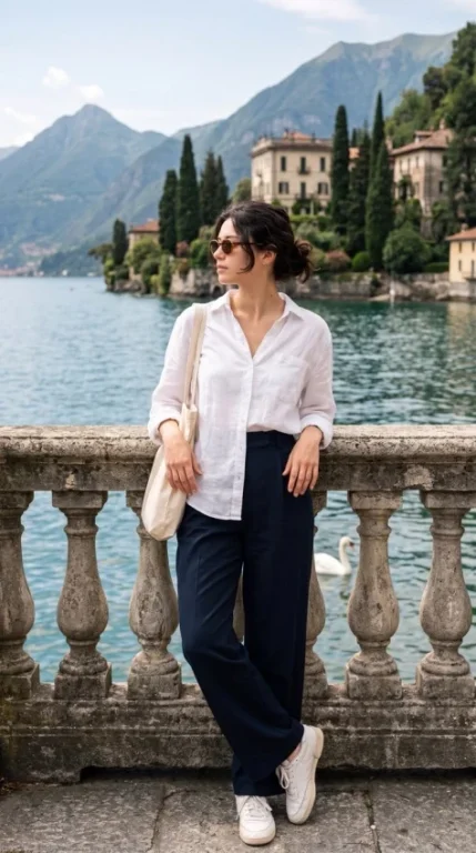 Lake Como Editorial Travel Portrait