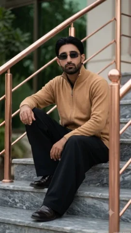 Ultra Realistic Cinematic Male Portrait — GPT Image 2.5 AI Prompt: Use the uploaded image as the only facial reference and preserve 100% facial ide...