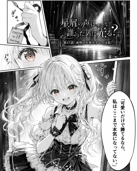 Shojo Idol Manga Heroine Page
