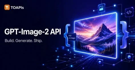 GPT-Image-2 API Hero Banner — GPT Image 2.5 AI Prompt: Goal: Create a futuristic SaaS developer hero banner advertising GPT-Image-2 API...