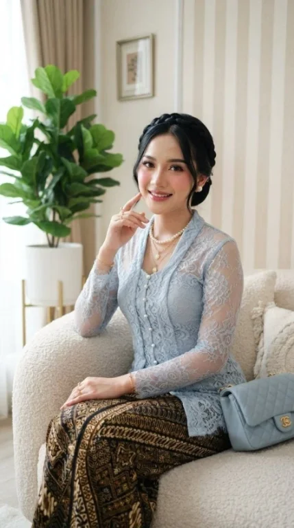 Traditional Southeast Asian Portrait