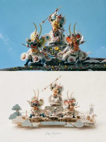 3D Papercraft Miniature Poster Design — GPT Image 2.5 AI Prompt: 请将我上传的每一张照片分别制作成一张独立的高级设计海报，不多图拼接，每张照片单独...