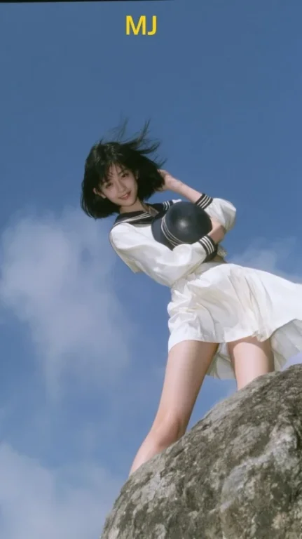 1980s Japanese Retro Cinematic Portrait