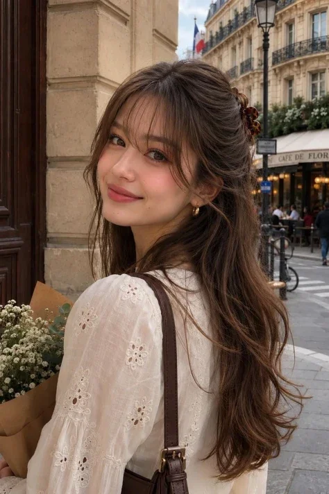 Paris street portrait photography