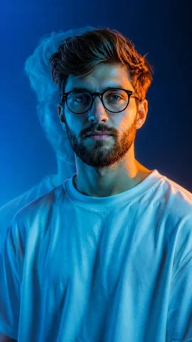 Cinematic Split Lighting Portrait — GPT Image 2.5 AI Prompt: Create an ultra-photorealistic cinematic studio portrait based on the reference...