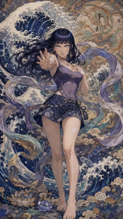 Maximalist Naruto Character Art Style