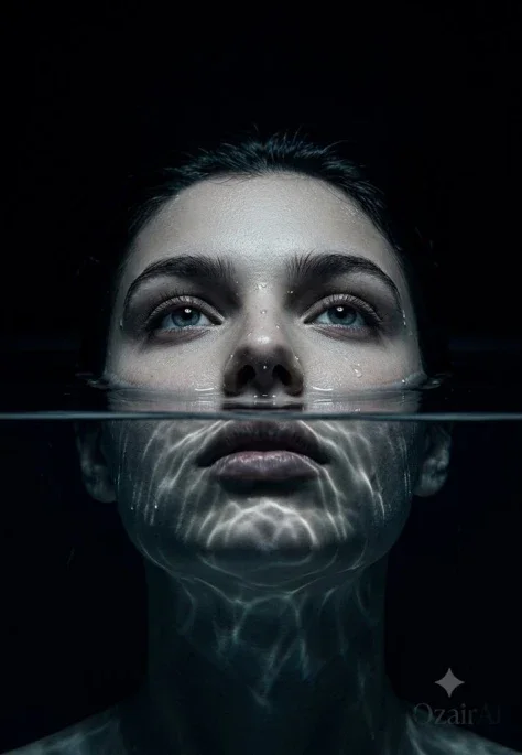 Submerged Underwater Skin Portrait