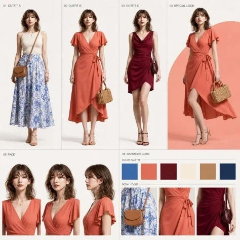 Lisbon Travel Fashion Character Sheet — GPT Image 2.5 AI Prompt: Reference Image: One full-body reference image attached to this instruction. Com...