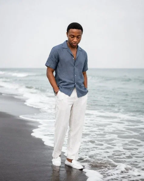 Calm Beach Portrait