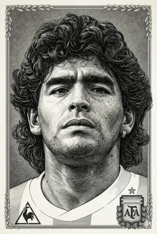 Dense Monochrome Engraving Portrait — Nano Banana 2 AI Prompt: Create image, aspect ratio 2:3 A close-up portrait of a person in a hyper-detail...