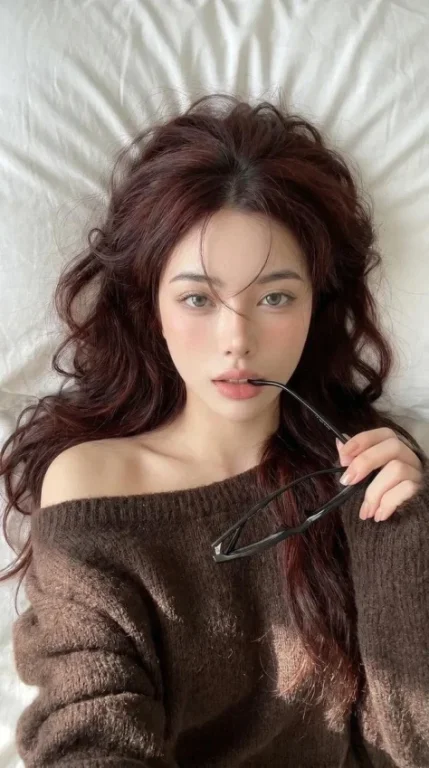 Bedsheet Glasses Selfie
