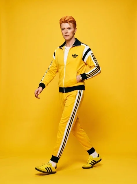 Yellow Screen Bowie Sportswear Fashion Ad