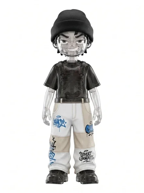 Transparent Resin Gen Z Designer Toy Boy