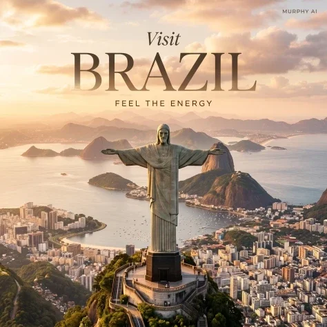 Spain and Brazil Luxury Tourism Posters