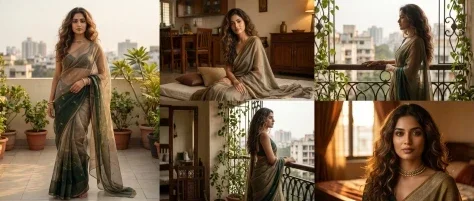 Indian Luxury Multi-Panel Character Sheet