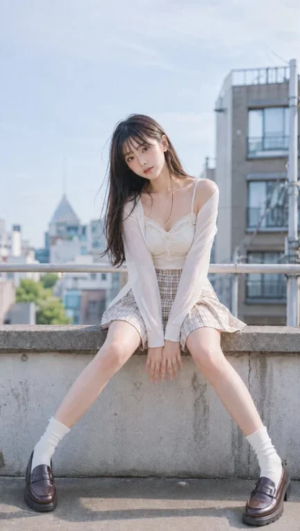 Summer Rooftop Candid