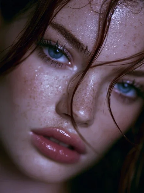 Skincare Campaign Face Close-Up