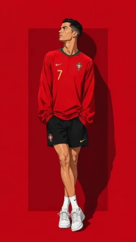 Anime Soccer Player Illustration — GPT Image 2.5 AI Prompt: Ultra detailed contemporary anime illustration of (Soccer Players) standing cas...