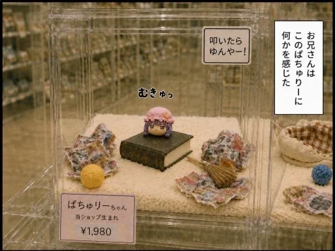Patchouli Yukkuri Pet Shop Display — GPT Image 2.5 AI Prompt: Goal: Create a realistic, warm-toned photo-style image of a pet shop display cag...