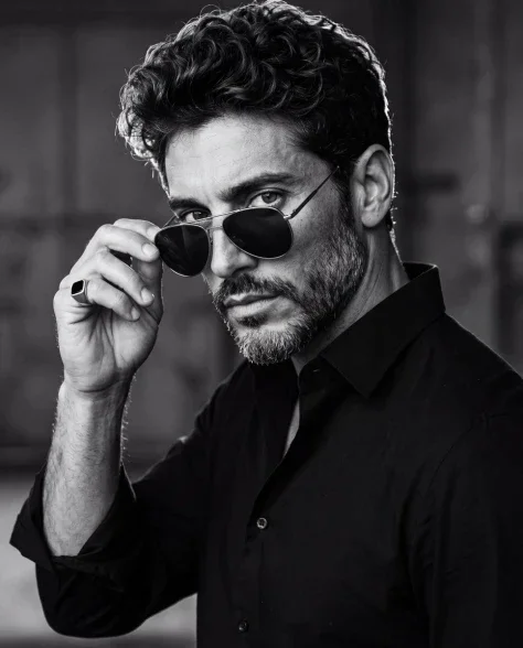 High Contrast Male Portrait