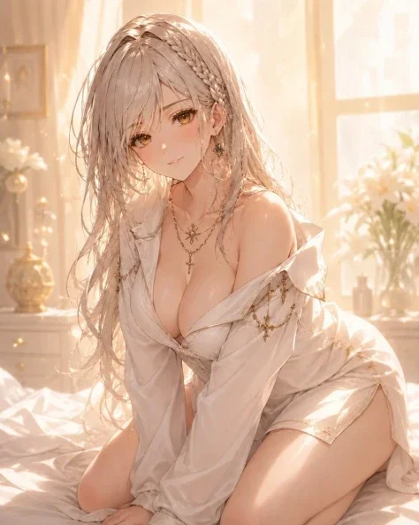 Golden Morning Anime Portrait