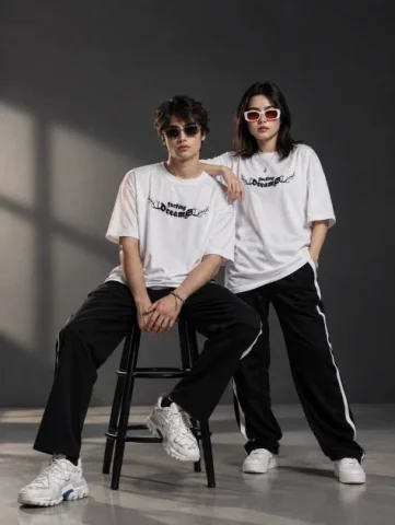 Two Souls, One Unforgettable Moment — GPT Image AI Prompt: Create a highly realistic professional studio fashion photograph of a young coup...