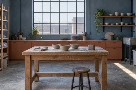North Light in the Pottery Studio