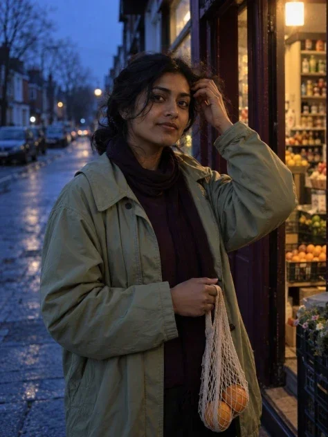Evening Breeze Outside the Grocery
