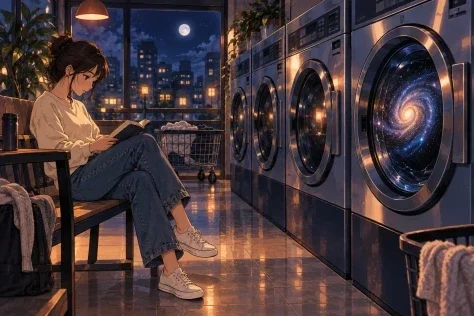 A Galaxy in the Laundromat