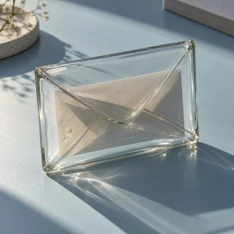 A Folded Shadow in a Glass Envelope