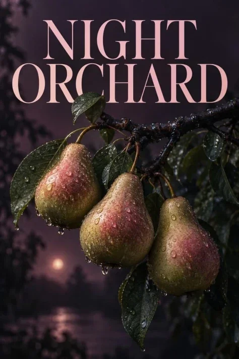 A Glowing Orchard After Rain