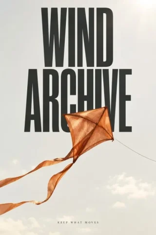 A Kite Across the Wind Archive — Nano Banana 2 AI Prompt: Generate exactly one finished image, never a collage, grid, or multiple variants...