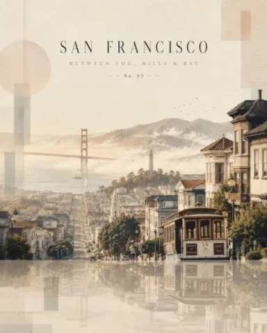 Contemporary Editorial Travel Artwork Template — GPT Image 2.5 AI Prompt: Create a premium 4:5 vertical contemporary travel artwork featuring [CITY NAME],...