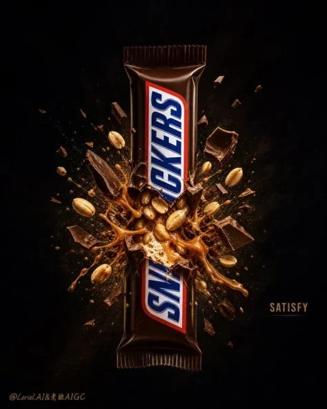 Luxury Candy Explosion Poster