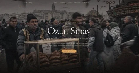 Cinematic Istanbul Gallery Hero — Nano Banana 2 AI Prompt: Goal: Create a cinematic full-width website hero section for a modern digital ar...
