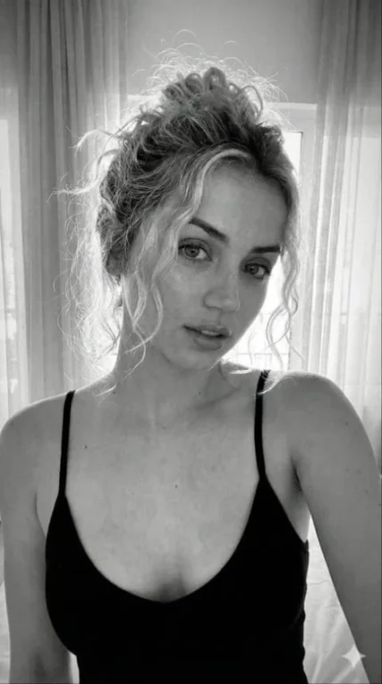 Monochrome Freckled Selfie